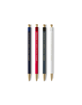Prime Timber Brass Mechanical Pencil in Navy, Red, Black and White