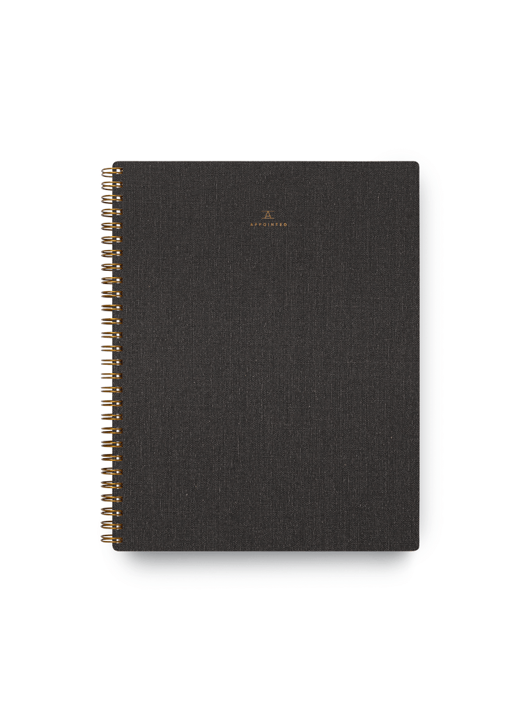 Recording Blank Notebook - Black - 7321 DESIGN