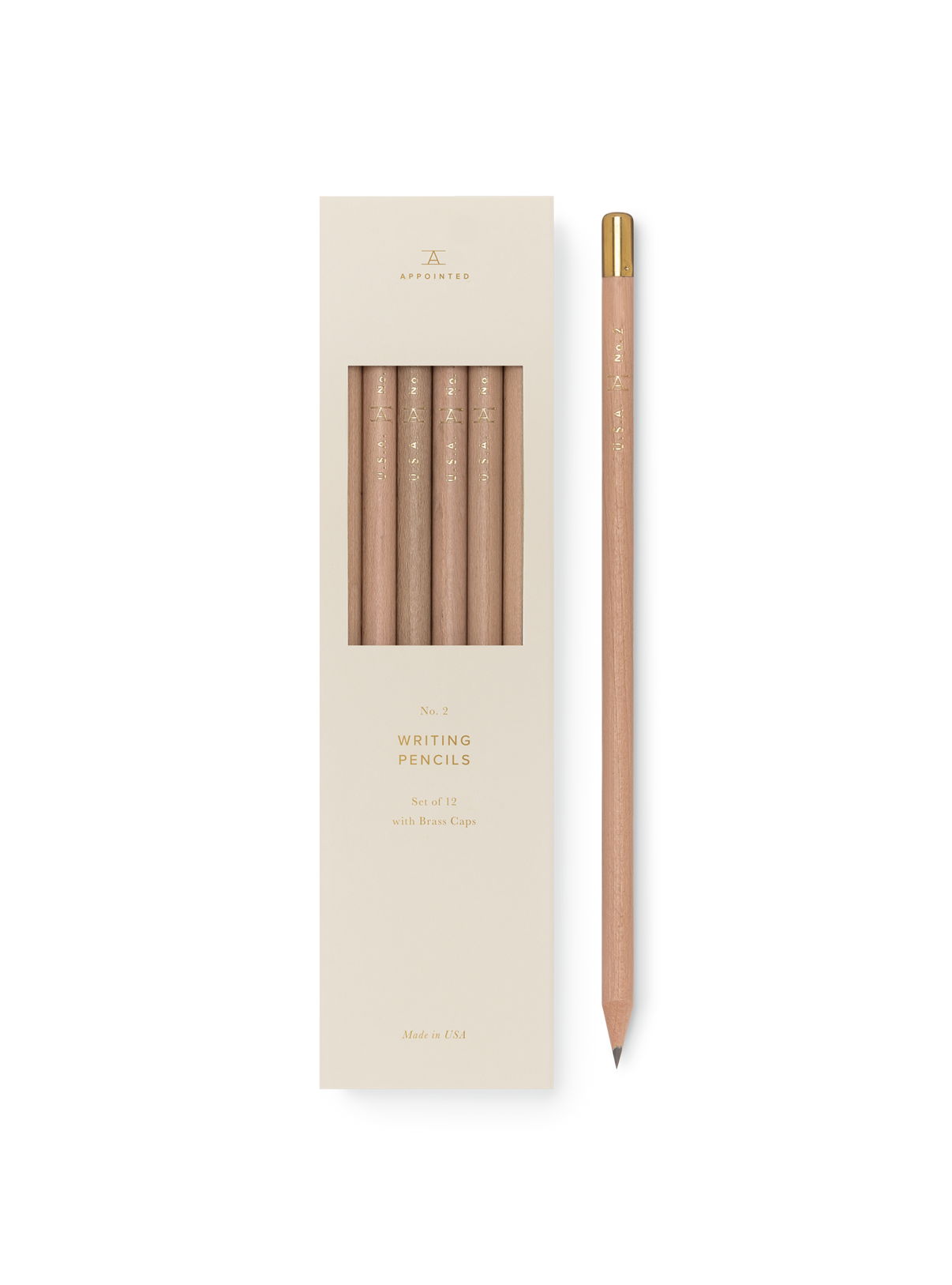 Appointed Classic No. 2 Pencil Set of 12 || Natural