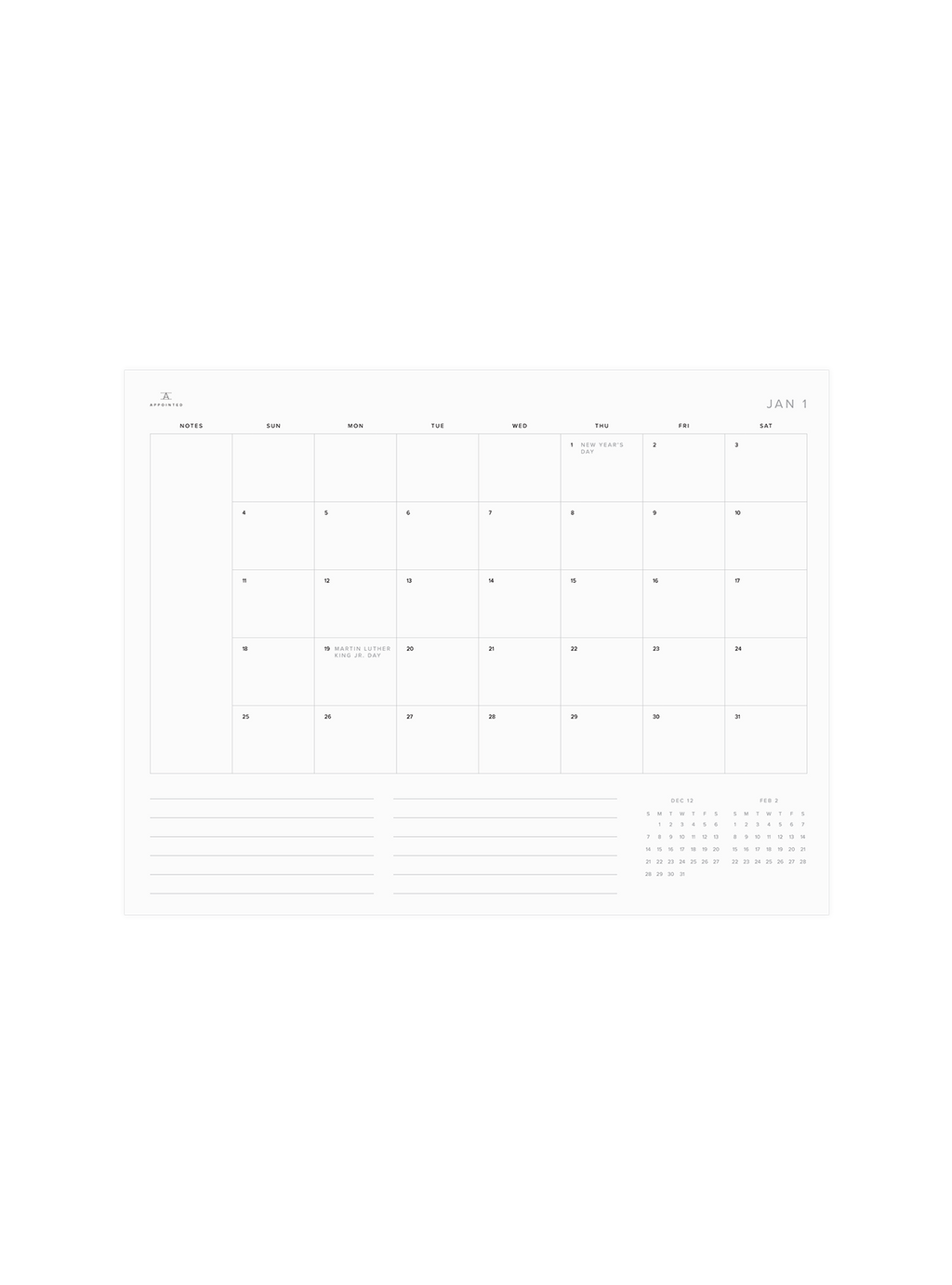 Month Planning (January - June 2026)