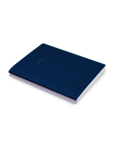 Monthly Planner in Oxford Blue side view