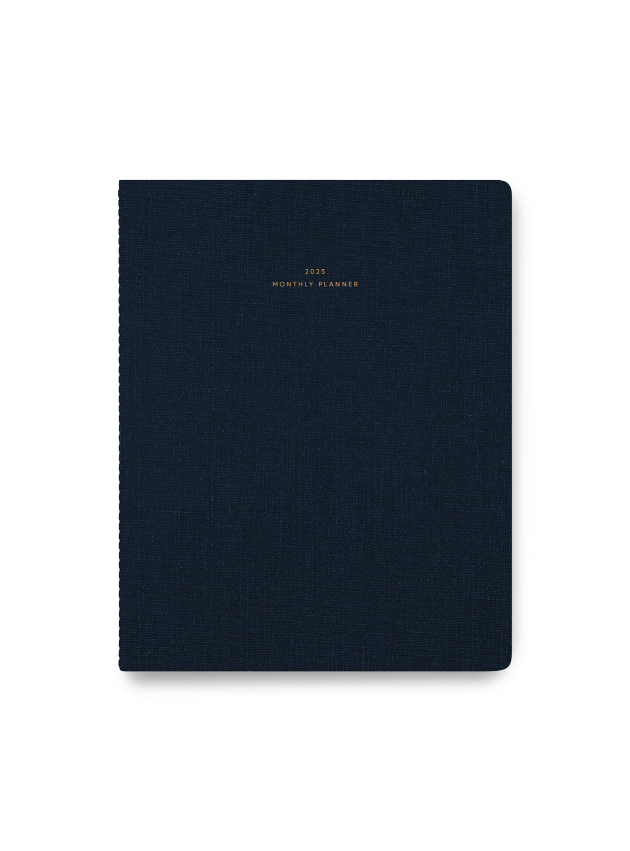 Monthly Planner in Oxford Blue cover view || Oxford Blue