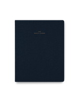 Monthly Planner in Oxford Blue cover view || Oxford Blue