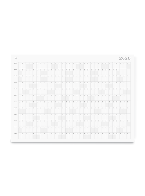 2026 Annual Planning Calendar