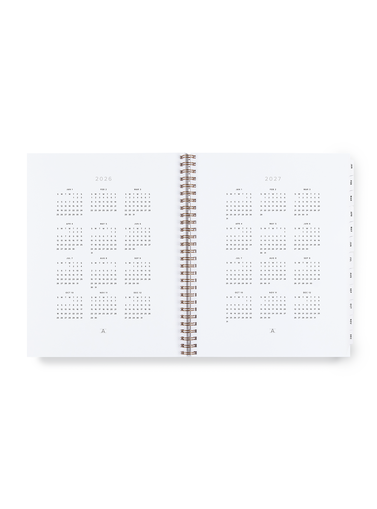 2026 Year Task Planner year view