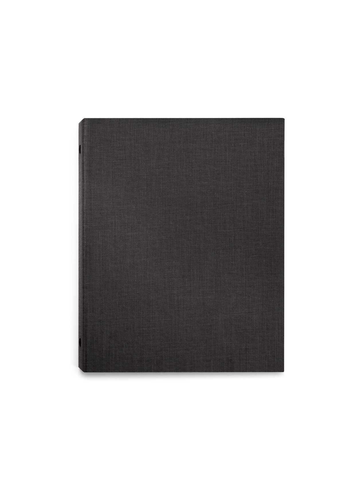 Compact Binder Planner in Charcoal Gray cover view || Charcoal Gray