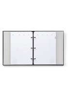 Compact Binder Planner interior month spread view