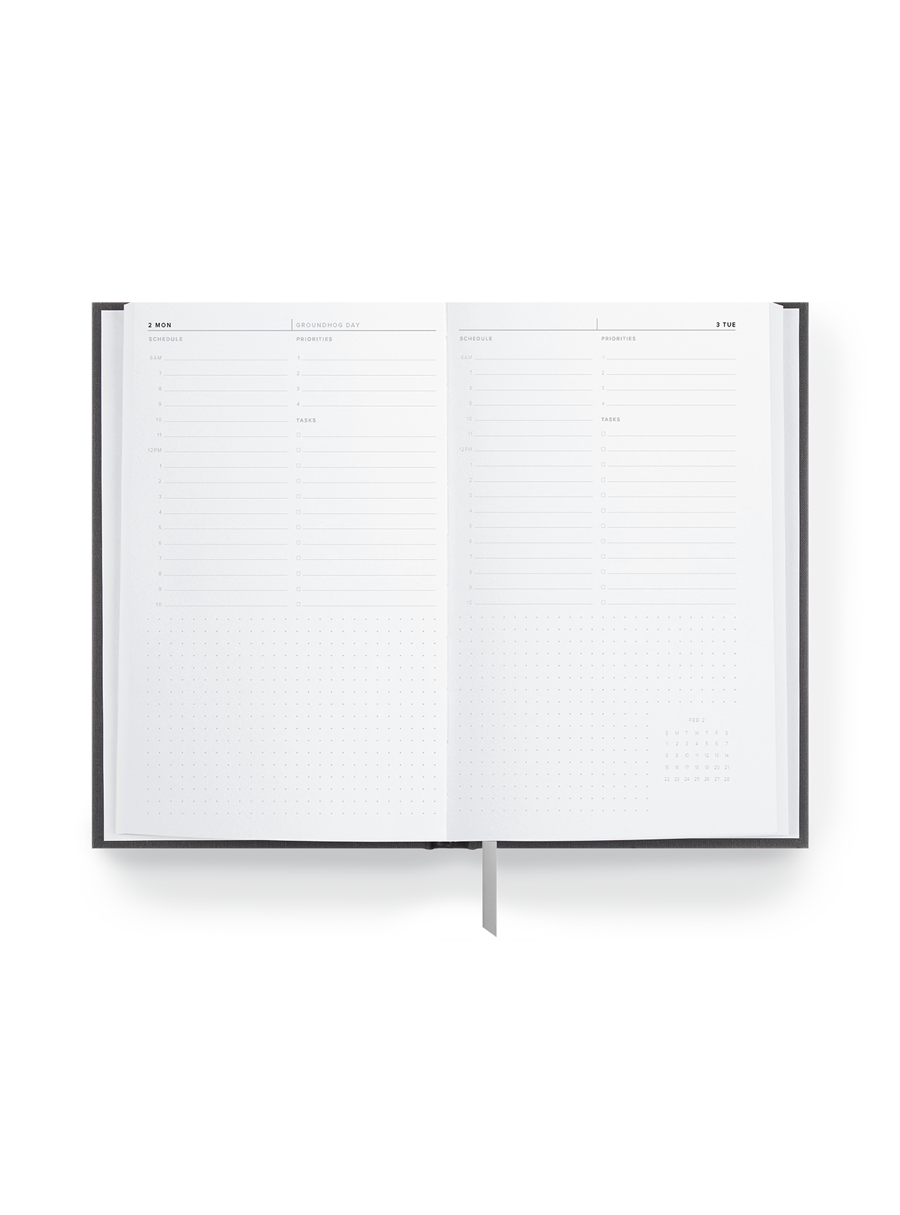 2026 Daily Planner Interior daily view
