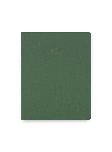 2026 Monthly Planner in Fern Green cover view || Fern Green