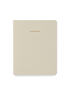 2026 Monthly Planner in Natural Linen cover view || Natural Linen