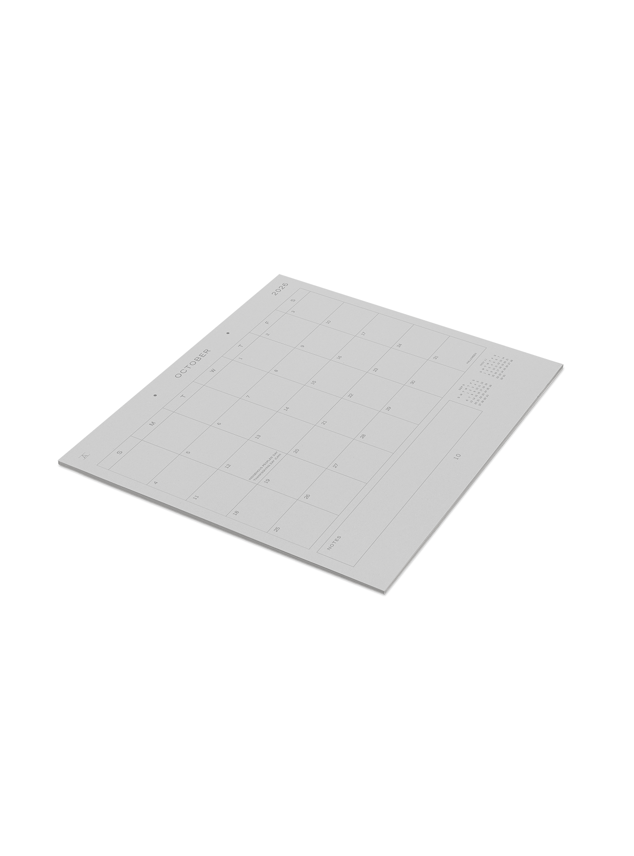 2026 Studio Calendar—side angle.