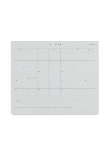 2026 Studio Calendar—front image