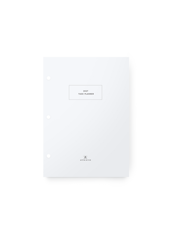 2027 Compact Binder Planner Insert