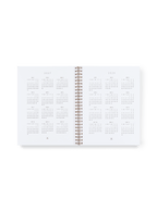 Compact Task Planner year overview spread