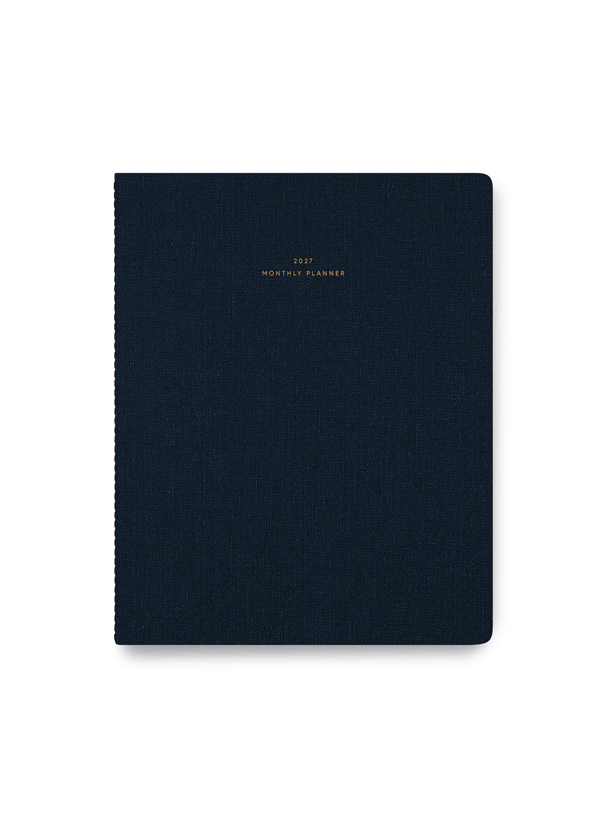 2027 Monthly Planner in Oxford Blue cover view || Oxford Blue