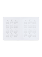 2026 Monthly Planner interior overview view