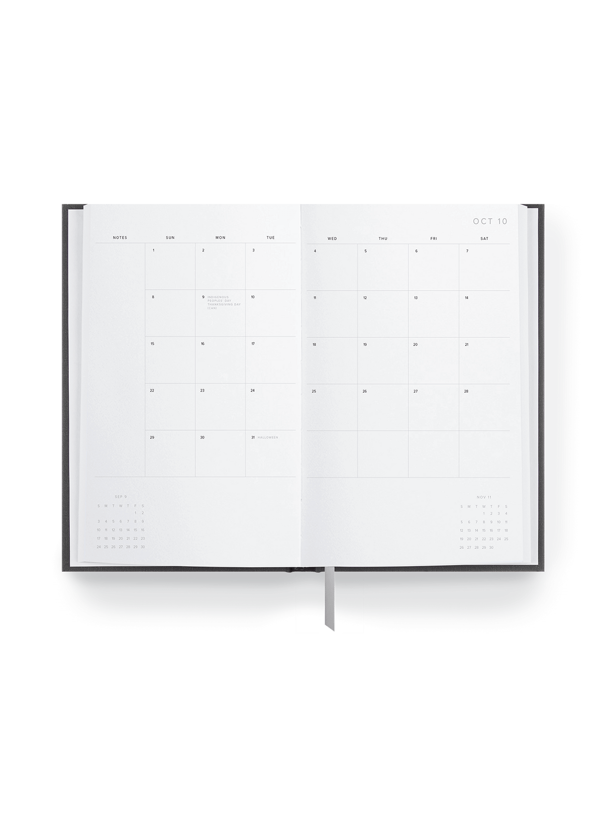 23-24 daily planner interior month view