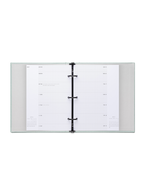 Compact Binder Planner interior Weekly overview grid interior