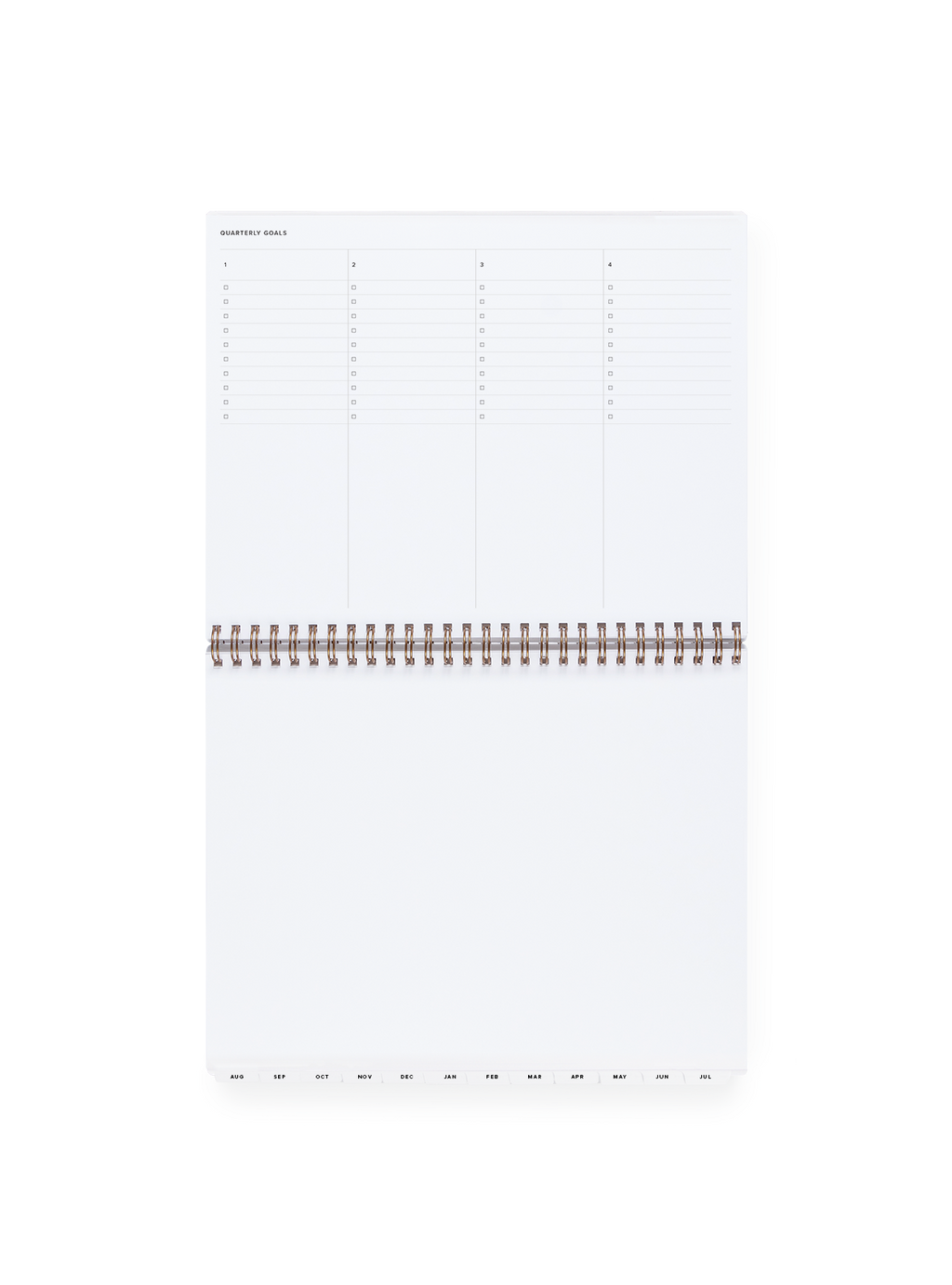 Appointed 26-27 Weekly Task Planner Quarterly Goals View