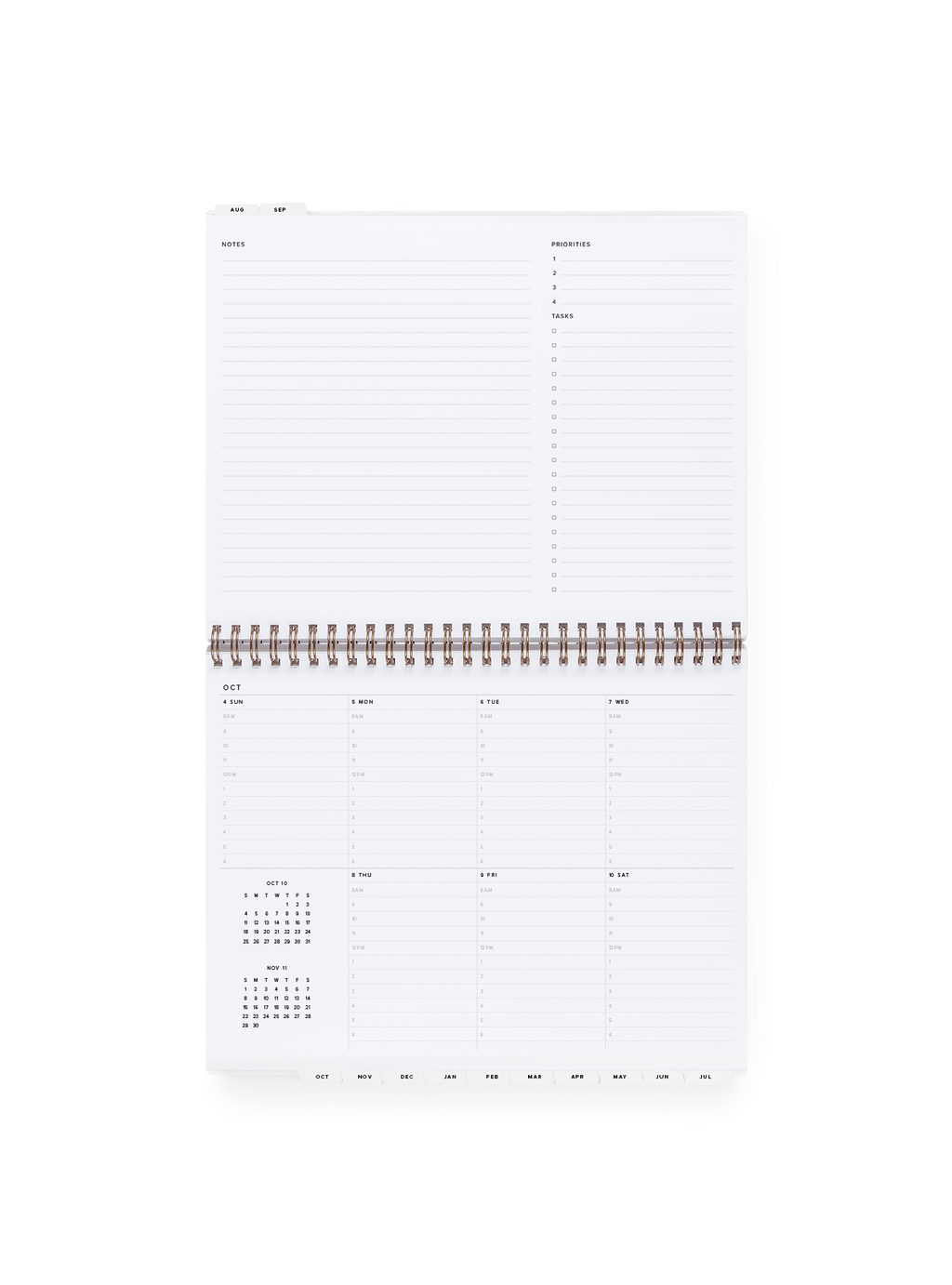 Appointed 26-27 Weekly Task Planner Week View