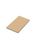 Daily Task Pad angled in Beige || Beige