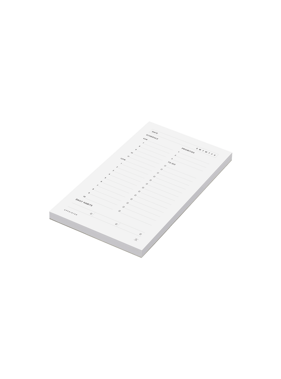 Appointed Daily Task Pad — Productivity Tool — American-Made