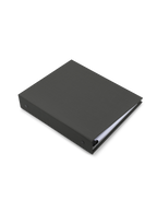 26-27 Compact Binder Planner side view || Charcoal Gray