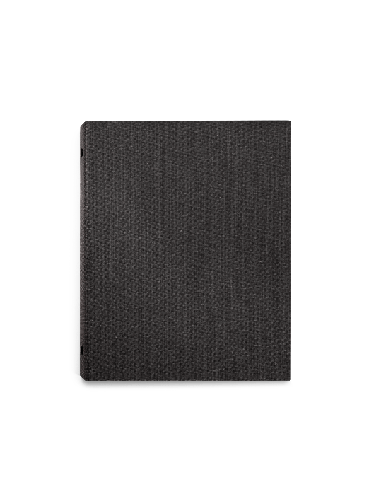 The Appointed 24-25 Daily Planner in Charcoal Gray with casebound hardcover and gold foil details || Charcoal Gray