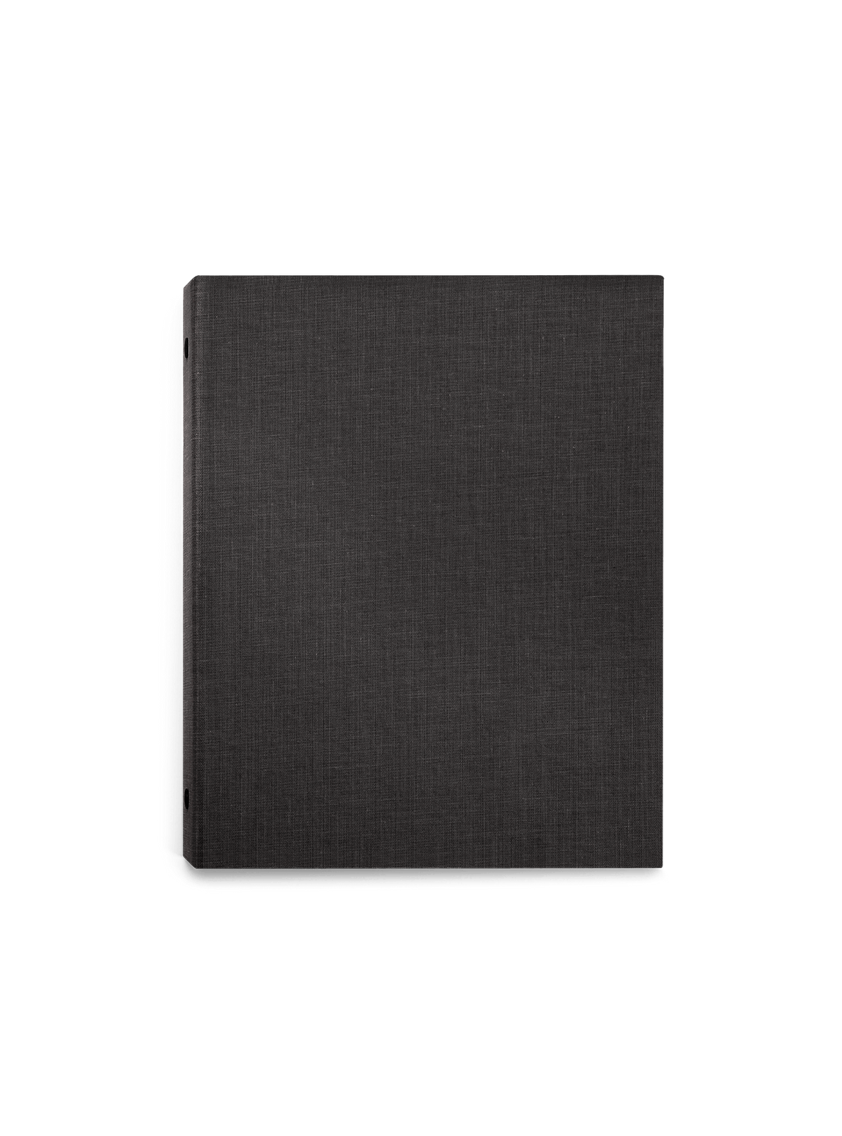 Compact Binder Planner in Charcoal Gray cover view || Charcoal Gray