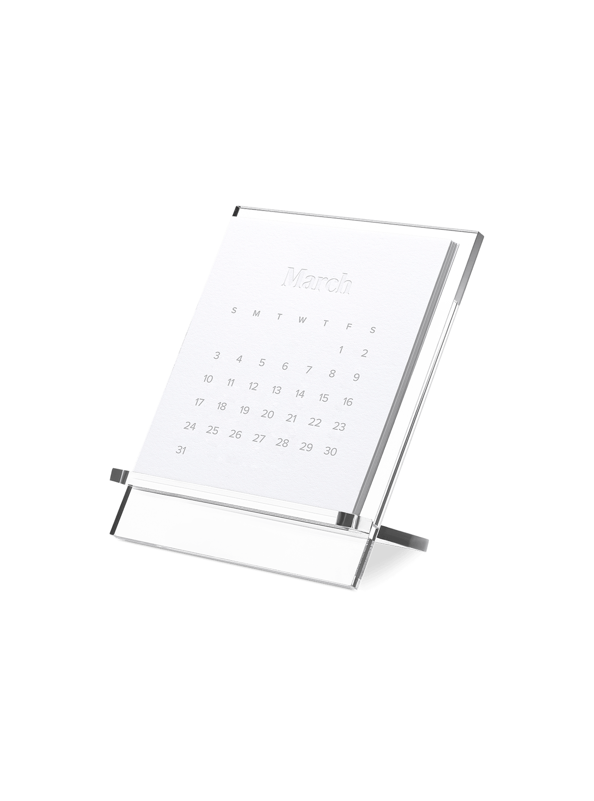 2025 Acrylic Desk Calendar