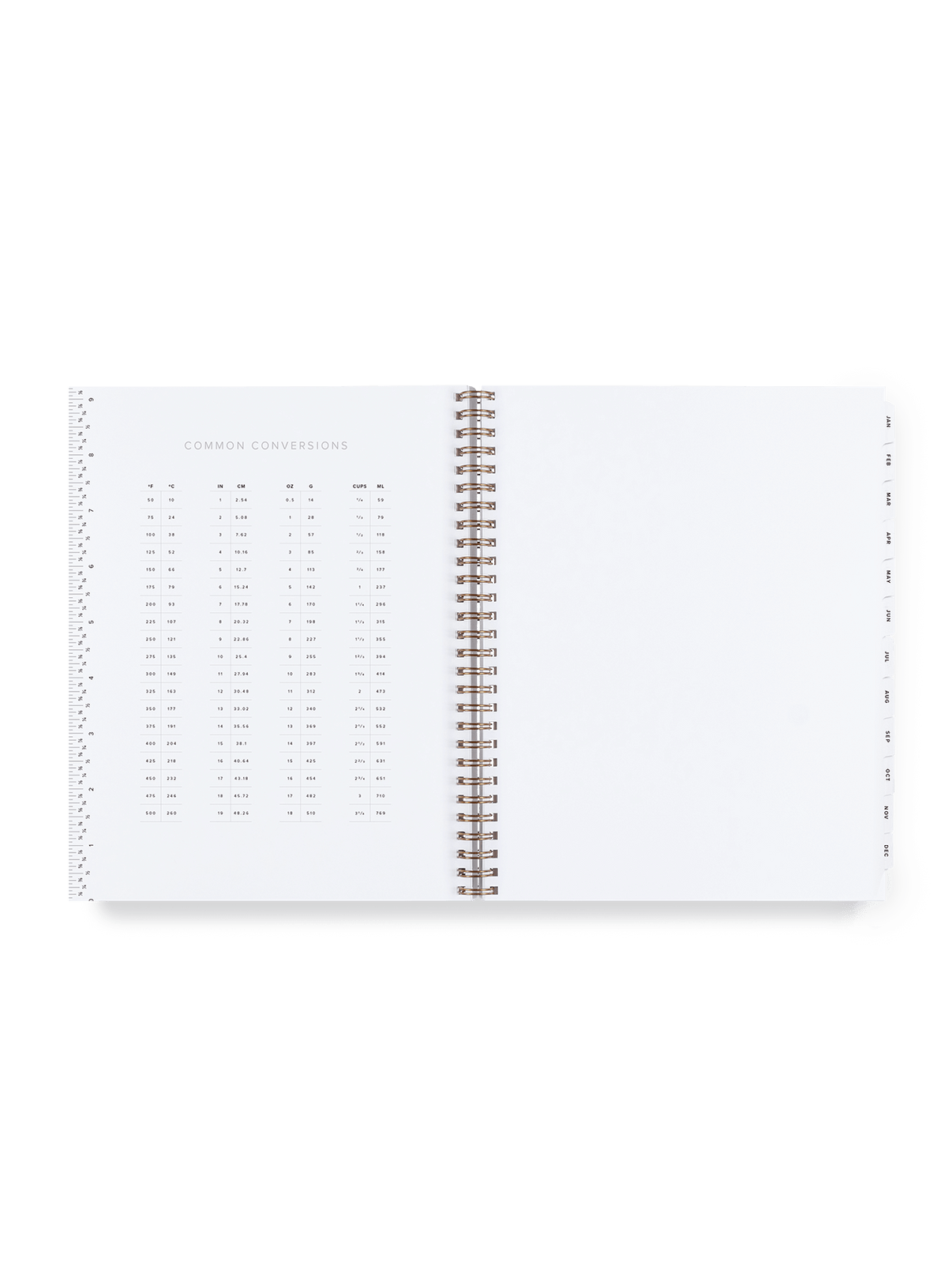 Year Task Planner interior conversions view