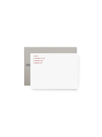 Heartfelt Notecard and Envelope 