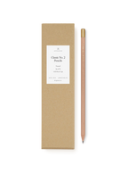 Classic No. 2 Pencil Set in Natural with one pencil