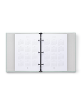 The Appointed 24-25 Compact Binder Planner in interior overview