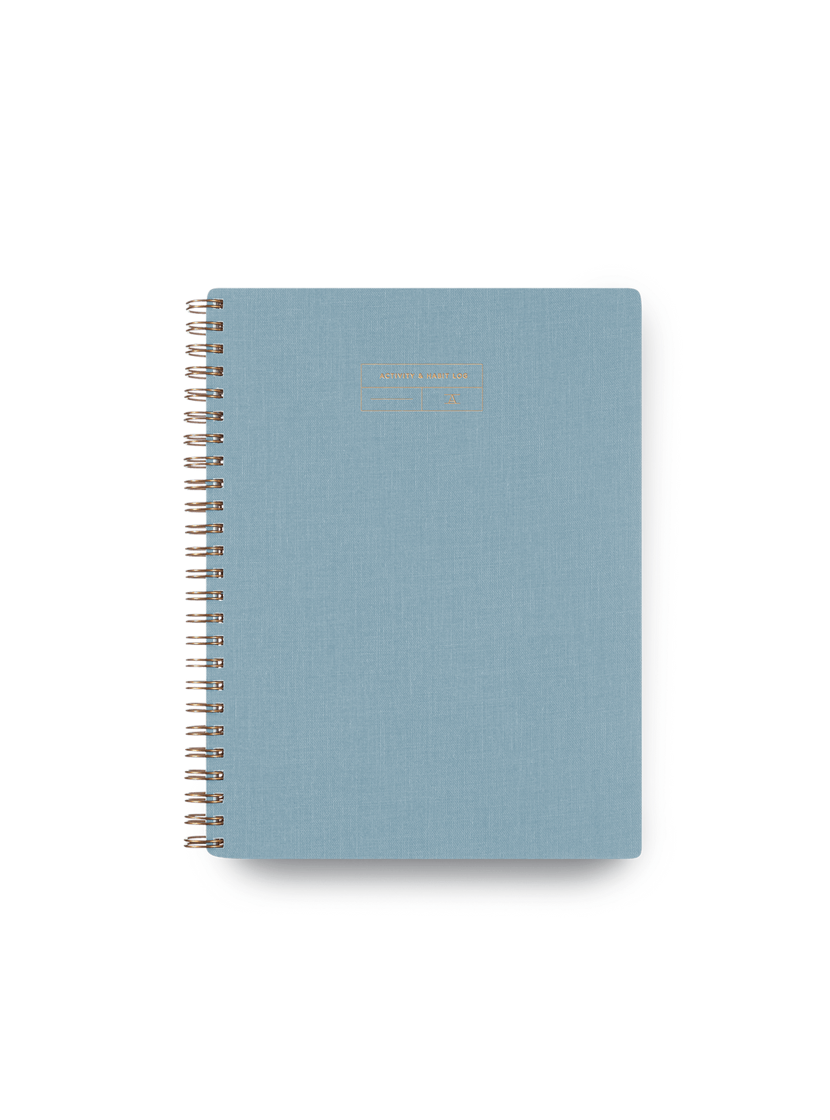 Activity & Habit Log front cover in Chambray Blue || Chambray Blue