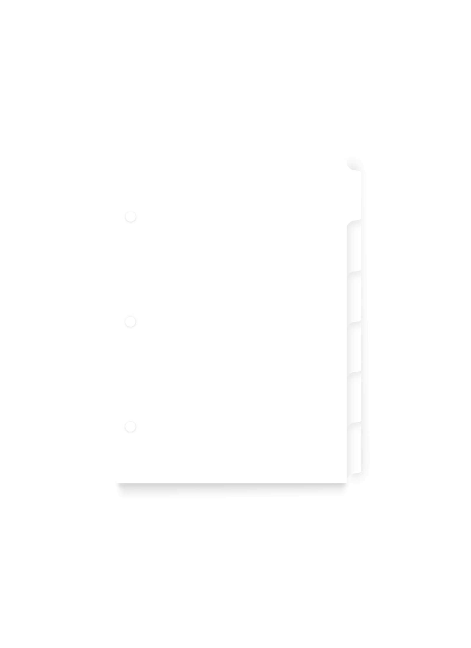 Compact Binder Tab Inserts