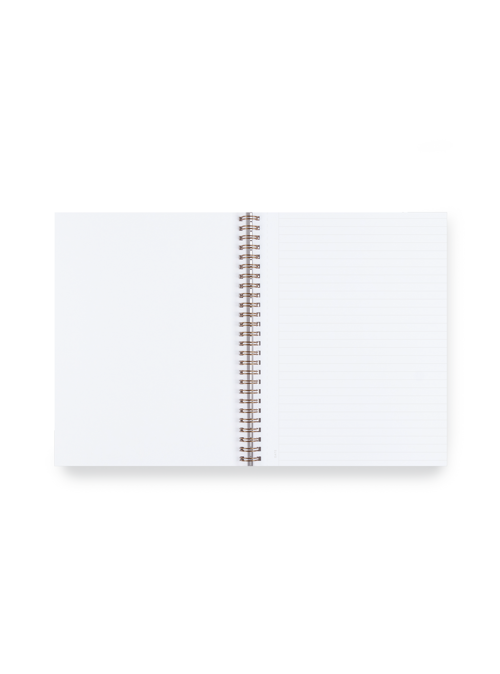 D.C. Workbook Interior with lined pages.