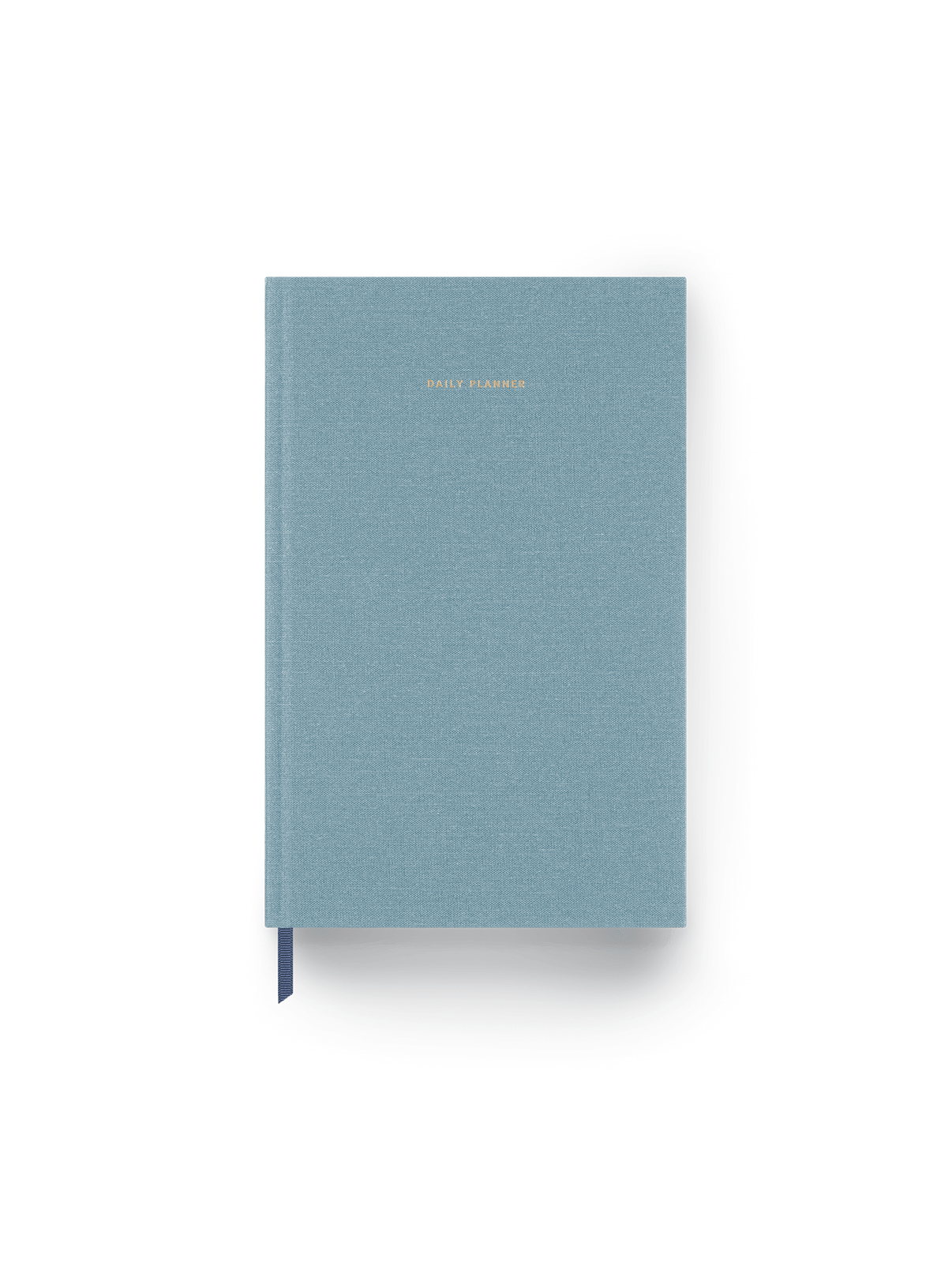 The Appointed 2024 Daily Planner in Chambray Blue with casebound hardcover and gold foil details || Chambray Blue