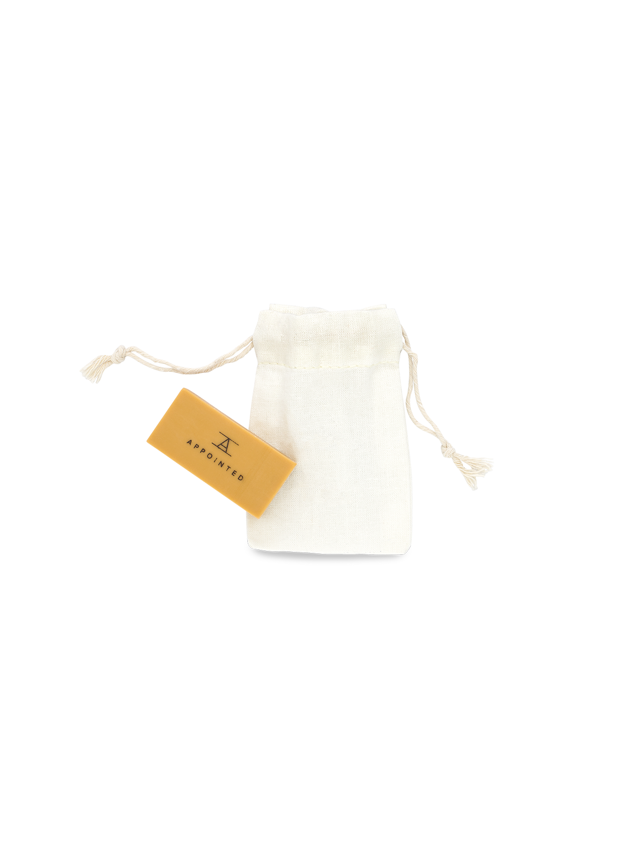 Appointed Gum Eraser with small muslin bag