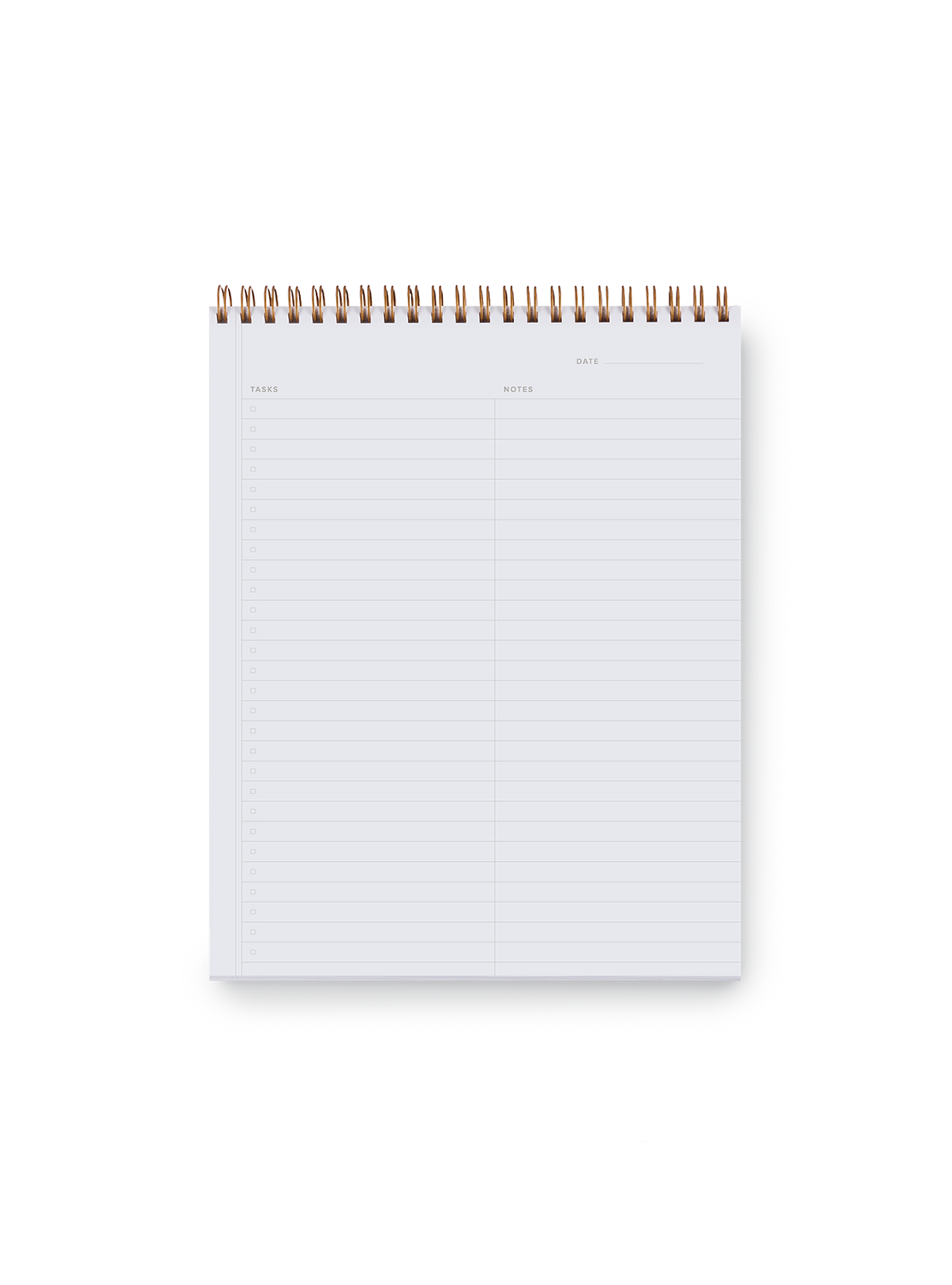 Note Taker & Keeper interior with task and notes section and premium 70# stock