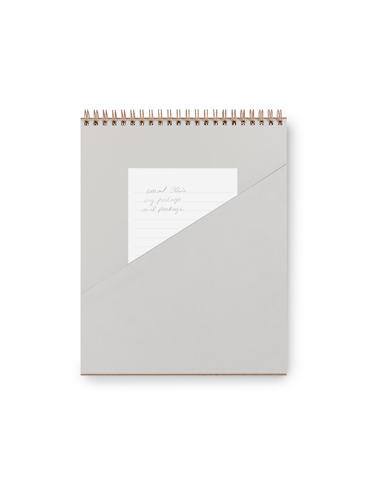 Note Taker & Keeper back pocket in cool gray stock