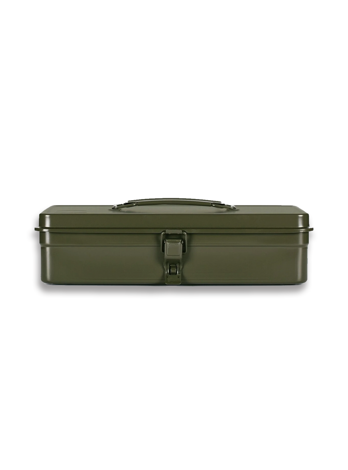 Steel Toolbox Front View || Military Green