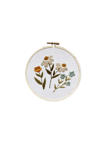 Wildflower embroidery kit