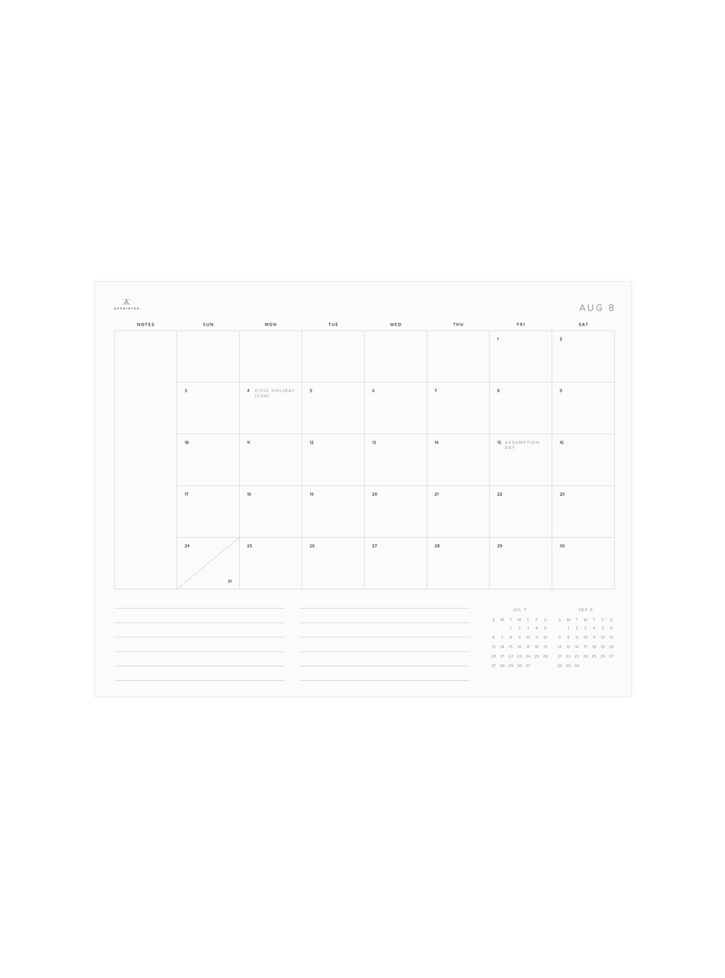 Month Planning (July - December 2025)