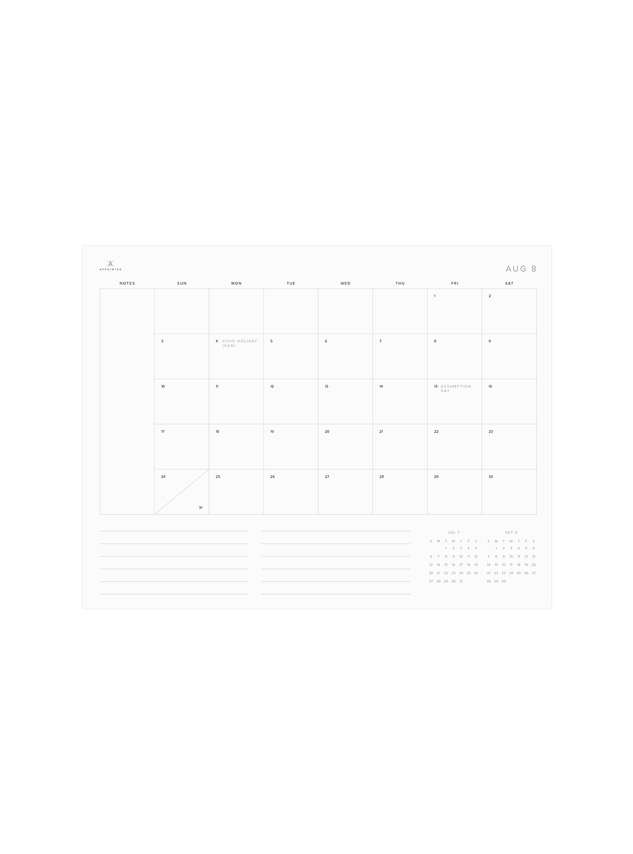 Month Planning (July - December 2025)