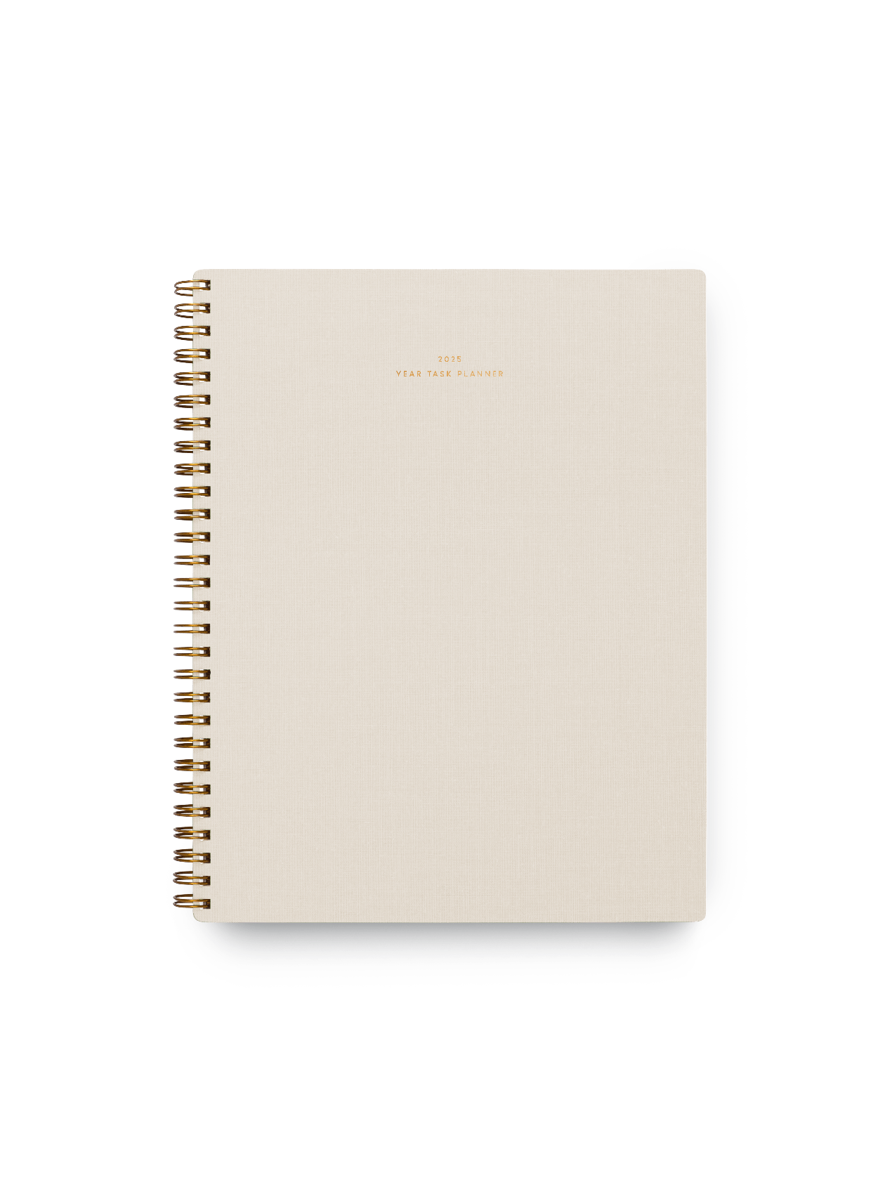 2025 Year Task Planner || Natural Linen