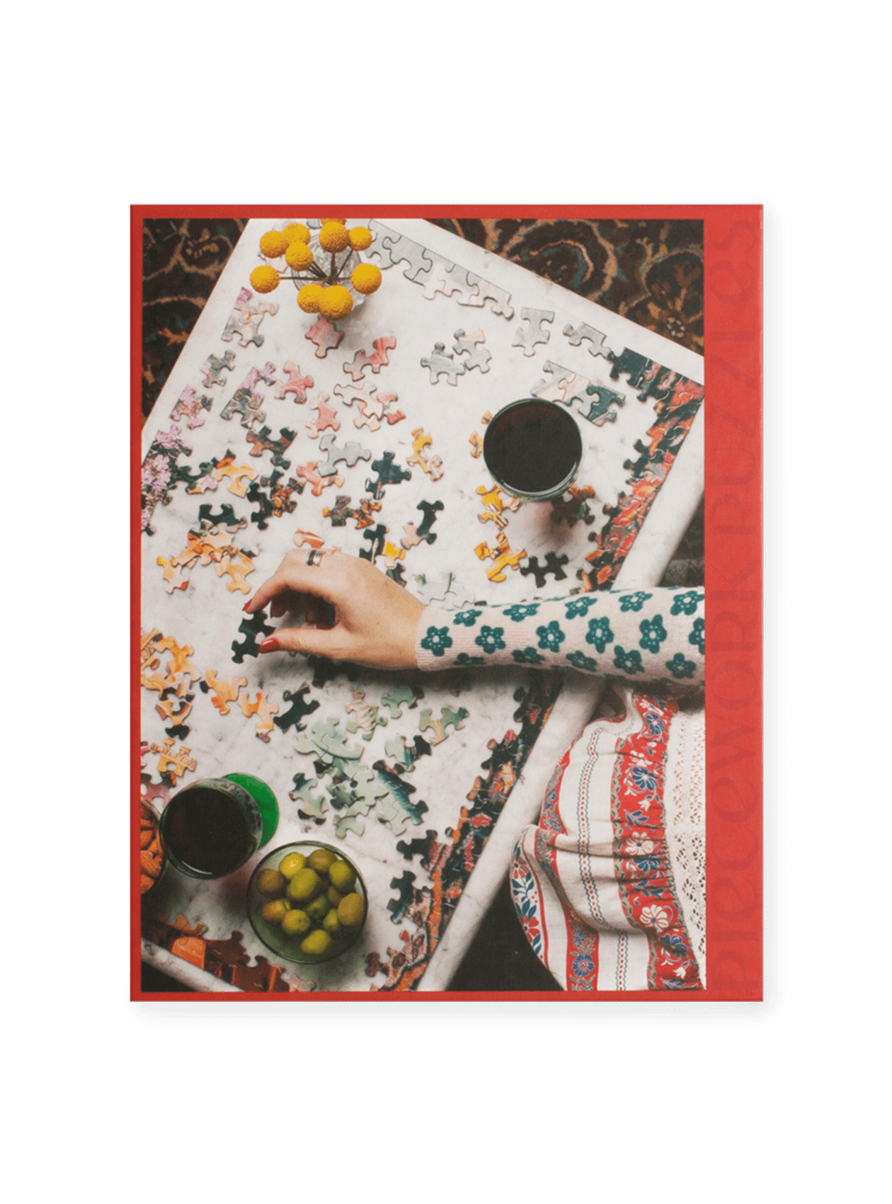 Piecework Puzzles back view Meta || Meta