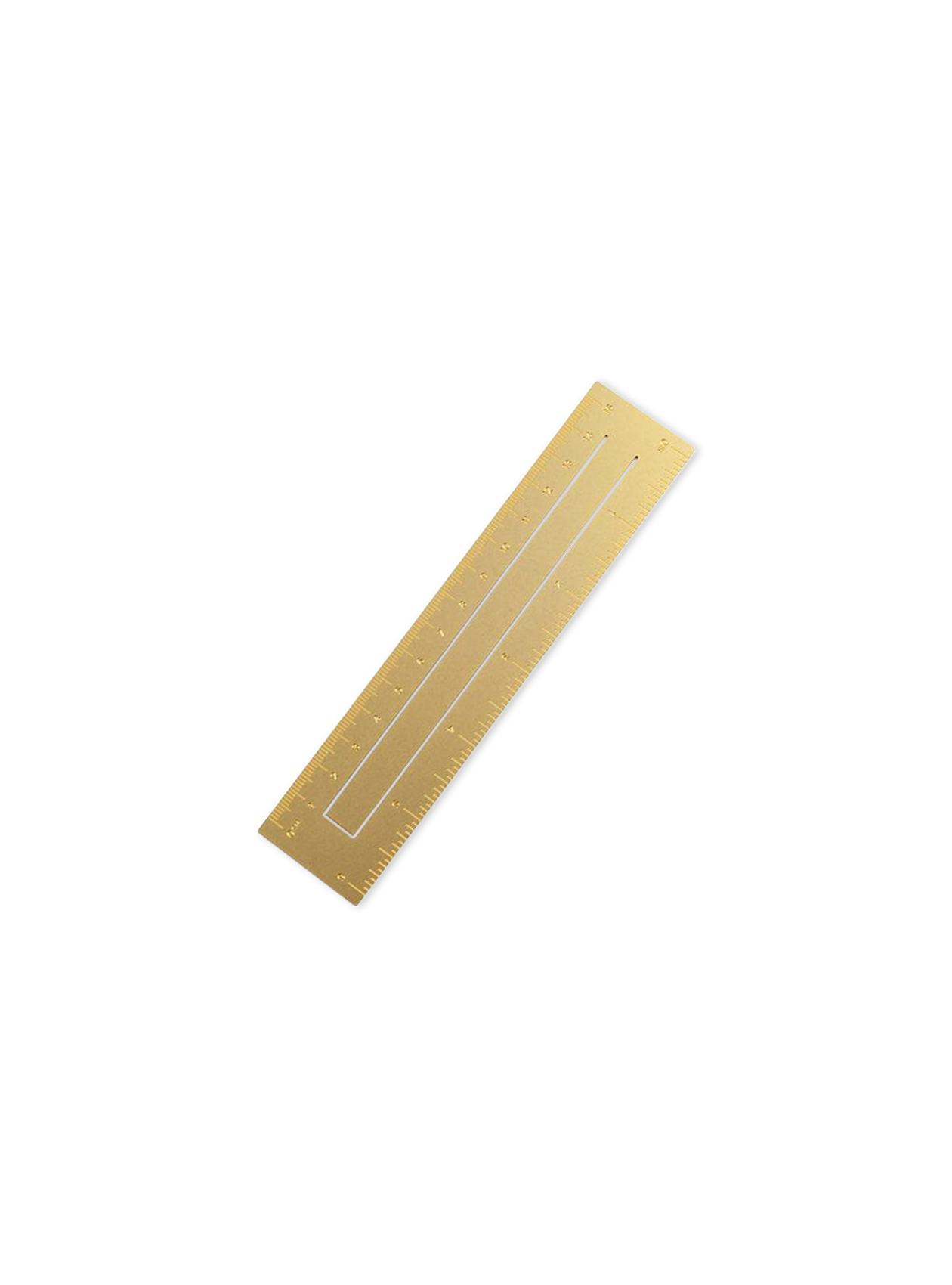 Brass Bookmark Ruler