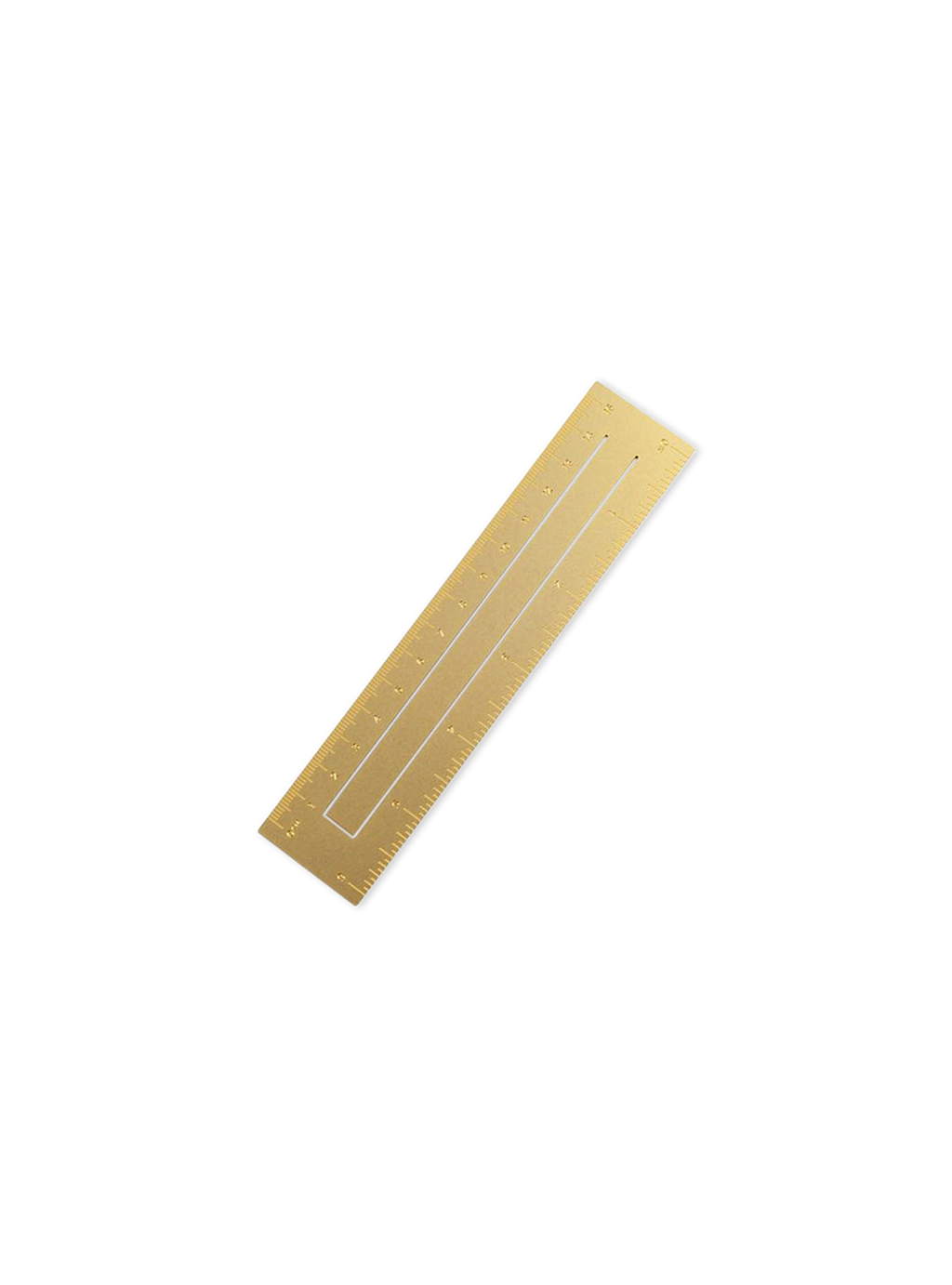 Brass Bookmark Ruler