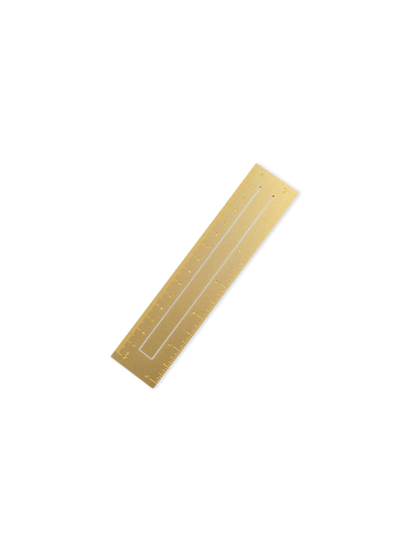 Brass Bookmark Ruler